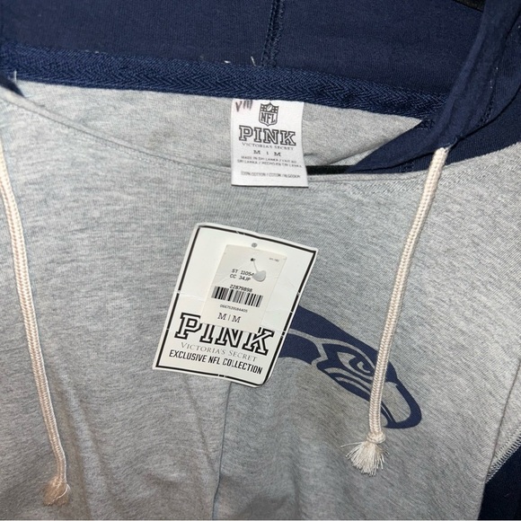New Victoria’s secret Seattle Seahawks hoody top medium M - Picture 4 of 4